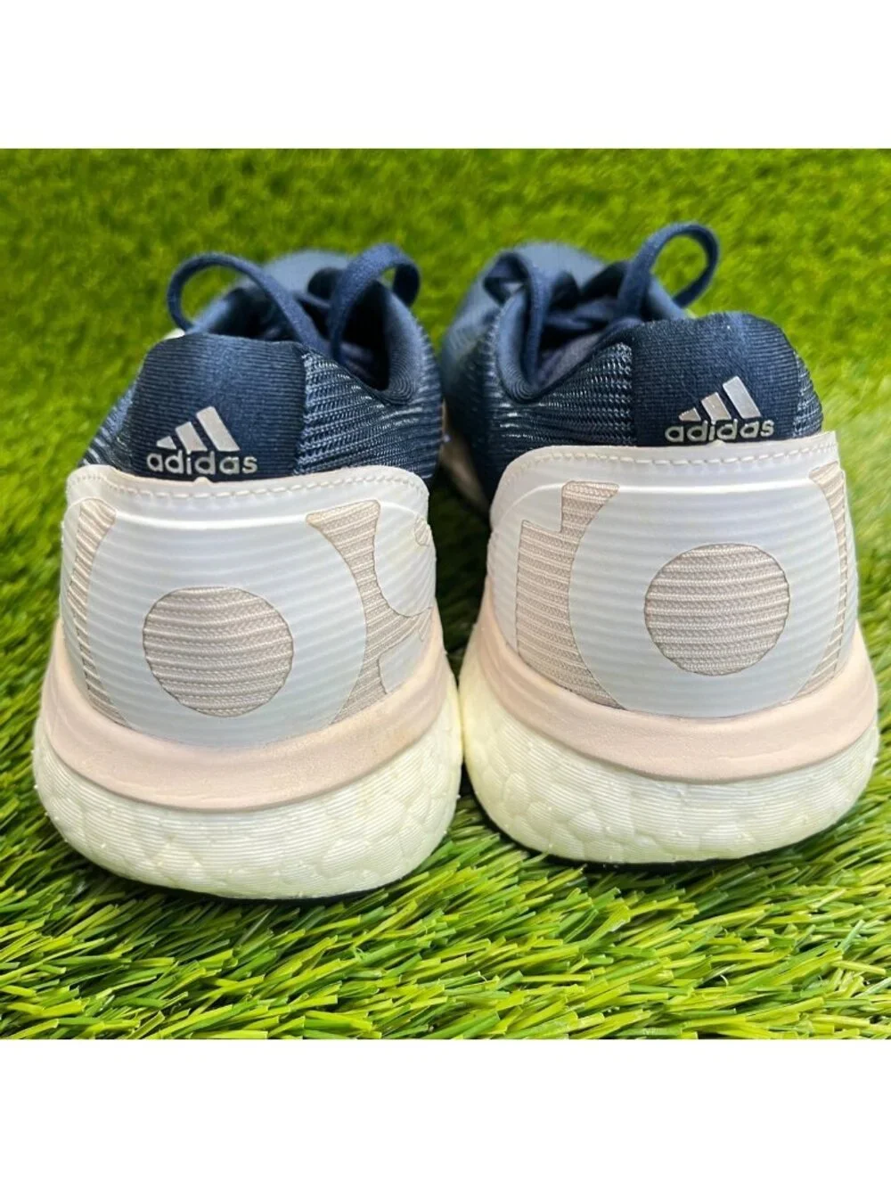 Adidas Adizero Boston 8 Womens Size 9 Collegiate Navy Running Shoes Sneakers